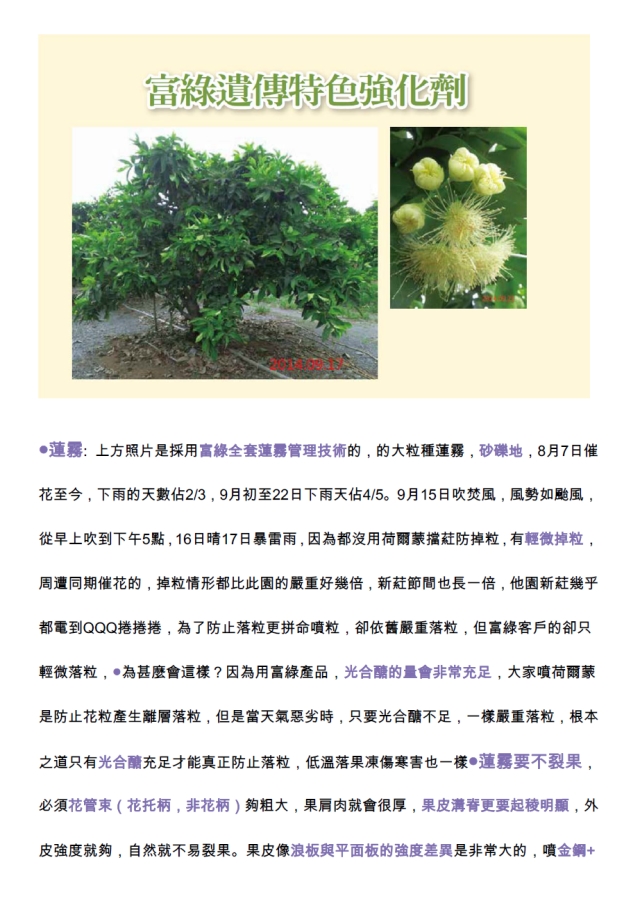 豐年月刊富綠公司報導