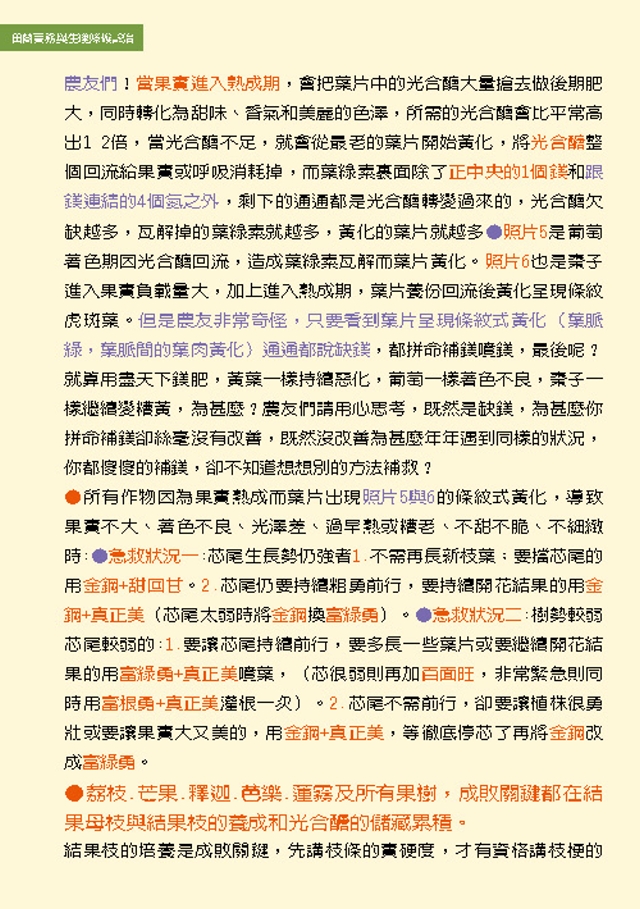 豐年月刊富綠公司報導